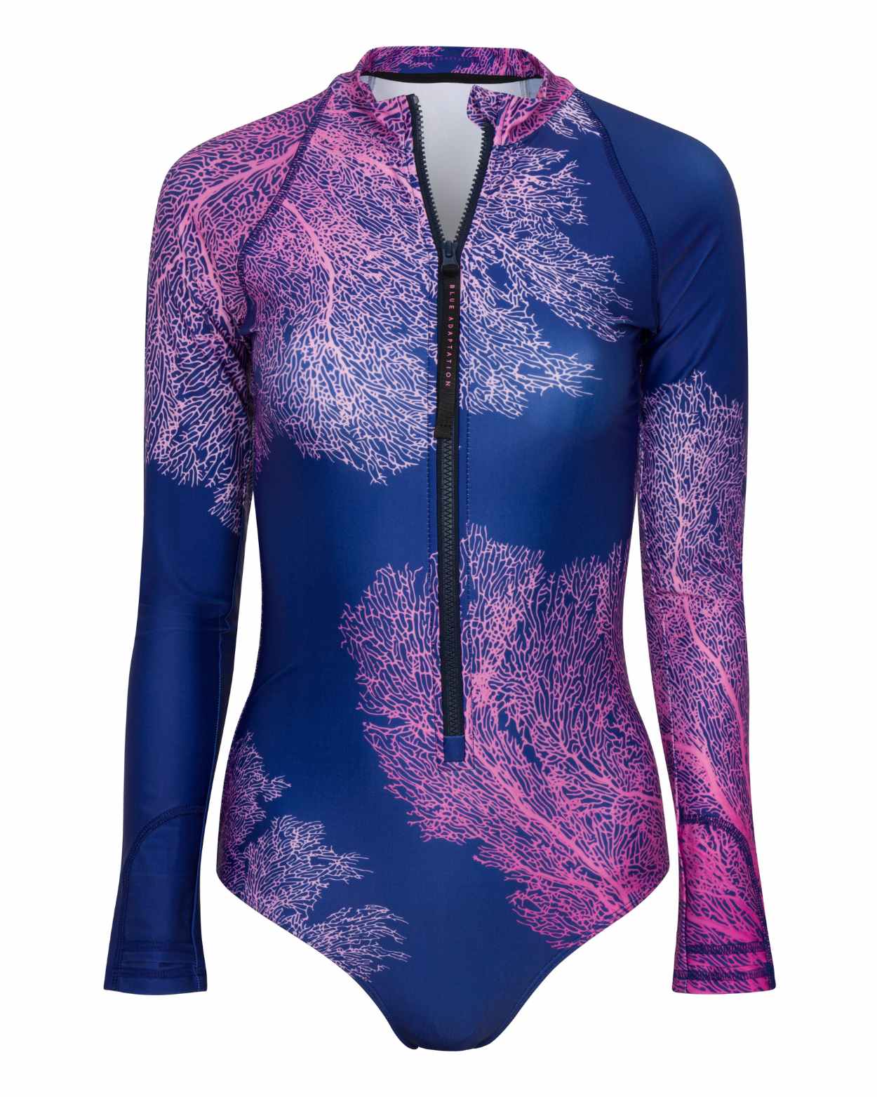 coral sea fan long sleeve swimsuit