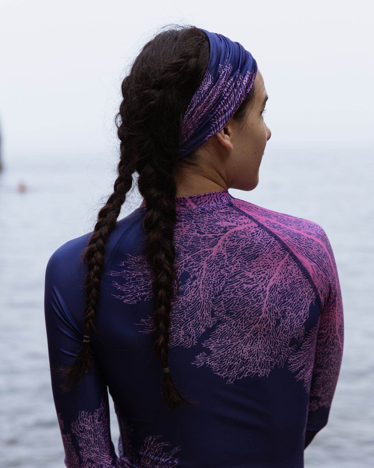 coral sea fan dive skin rash guard