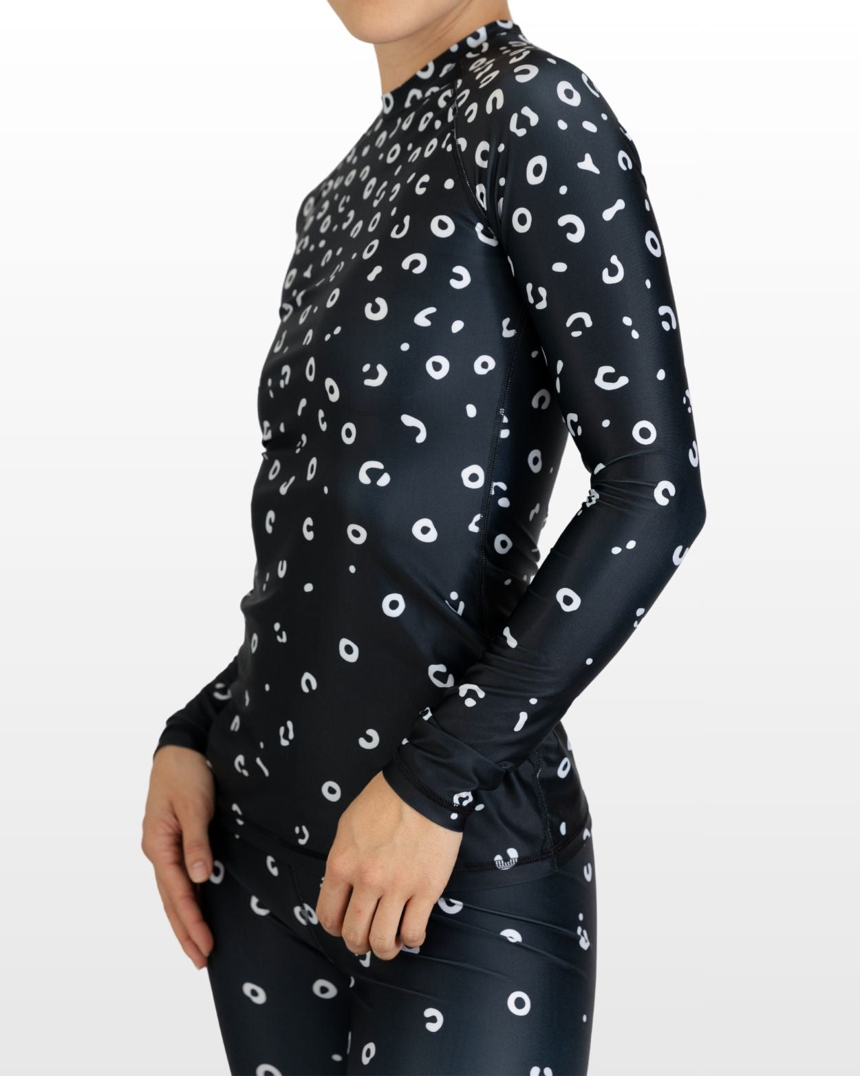 spotted eagle ray rash guard