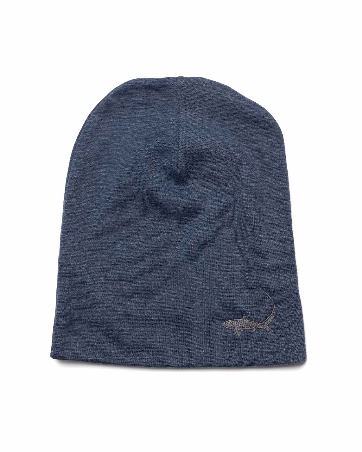 silver shark hat