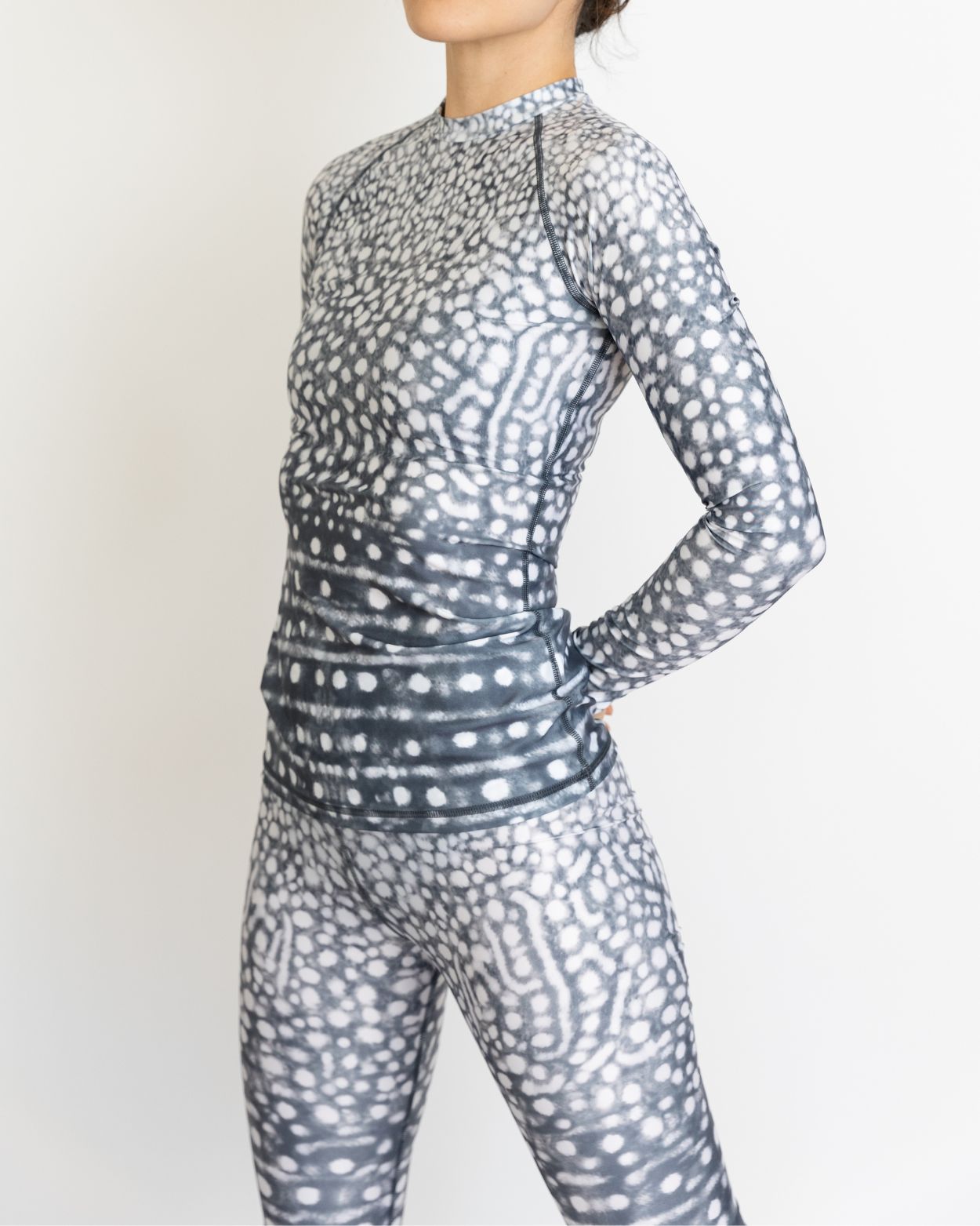 whale shark dive skin rash guard