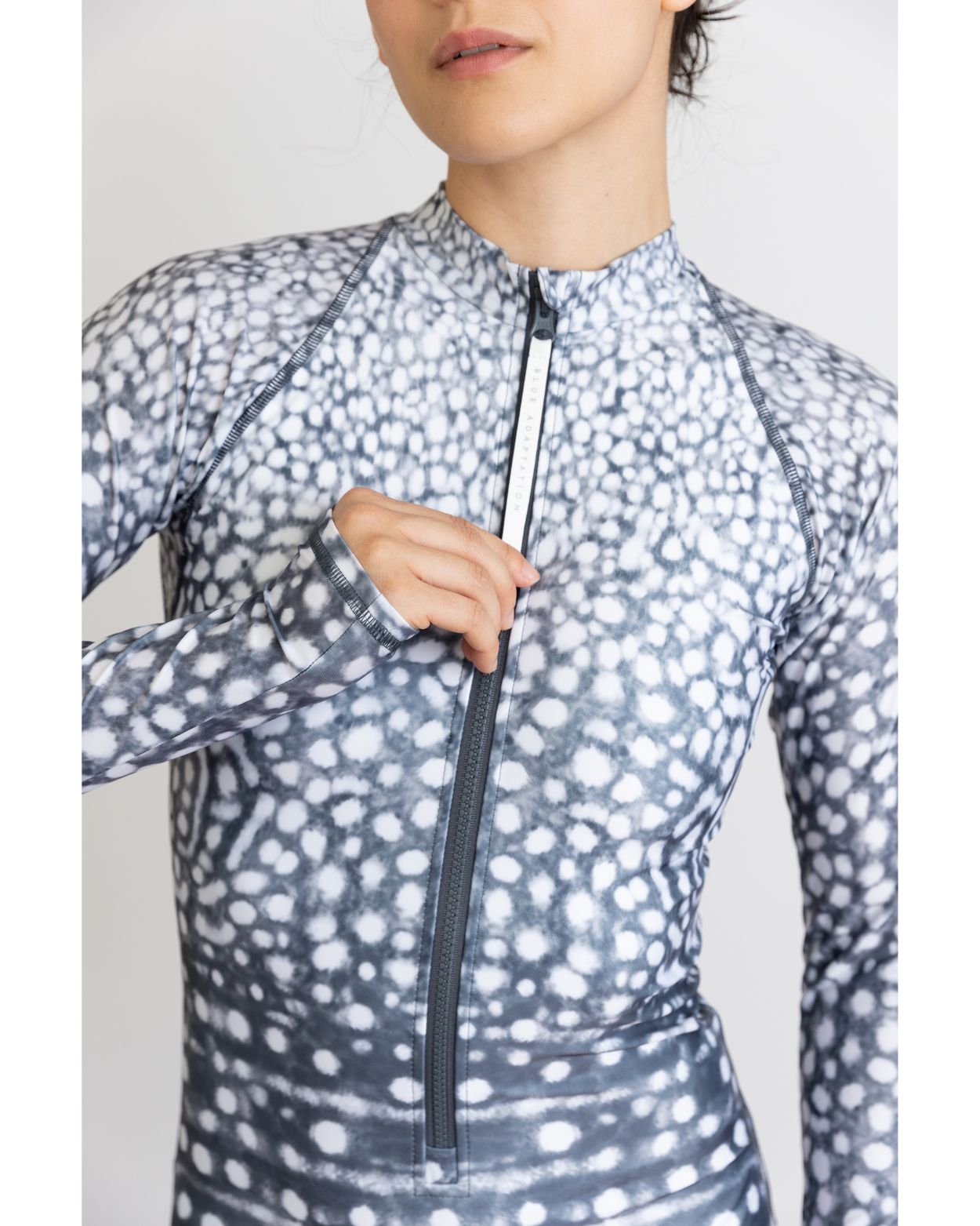 whale shark long sleeve swimsuit