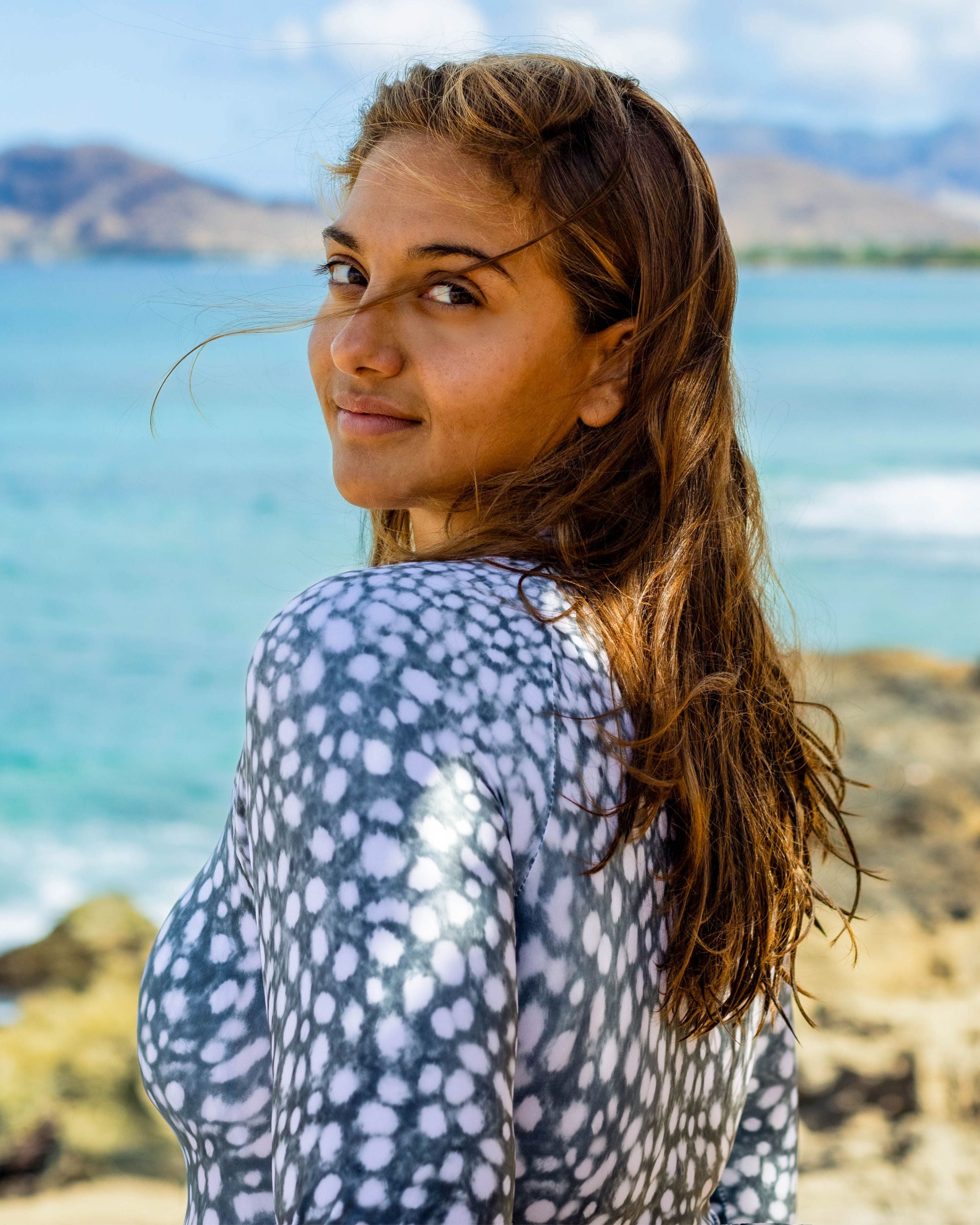women's surf rash guard