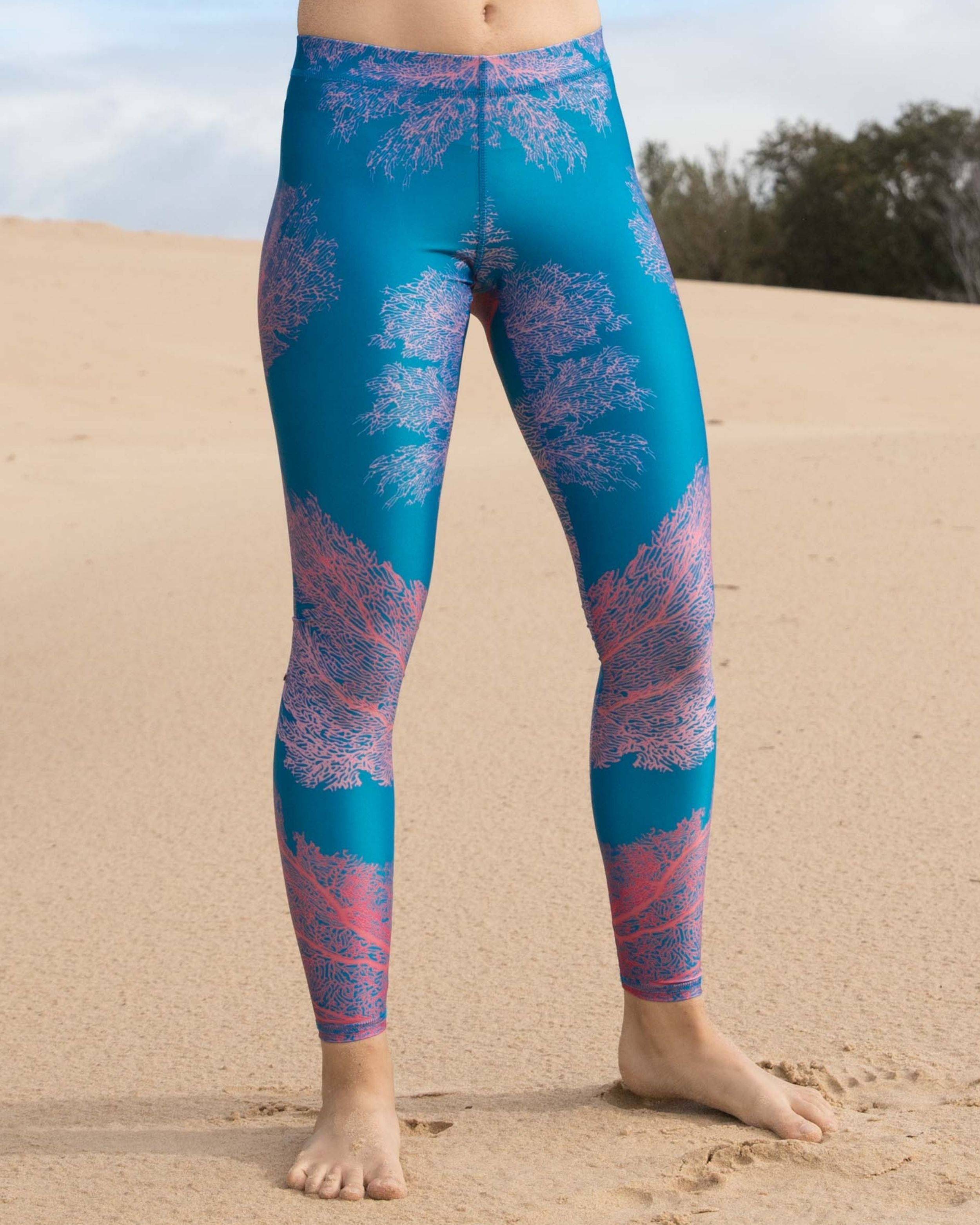 Coral Reef Sea Fan Dive Leggings