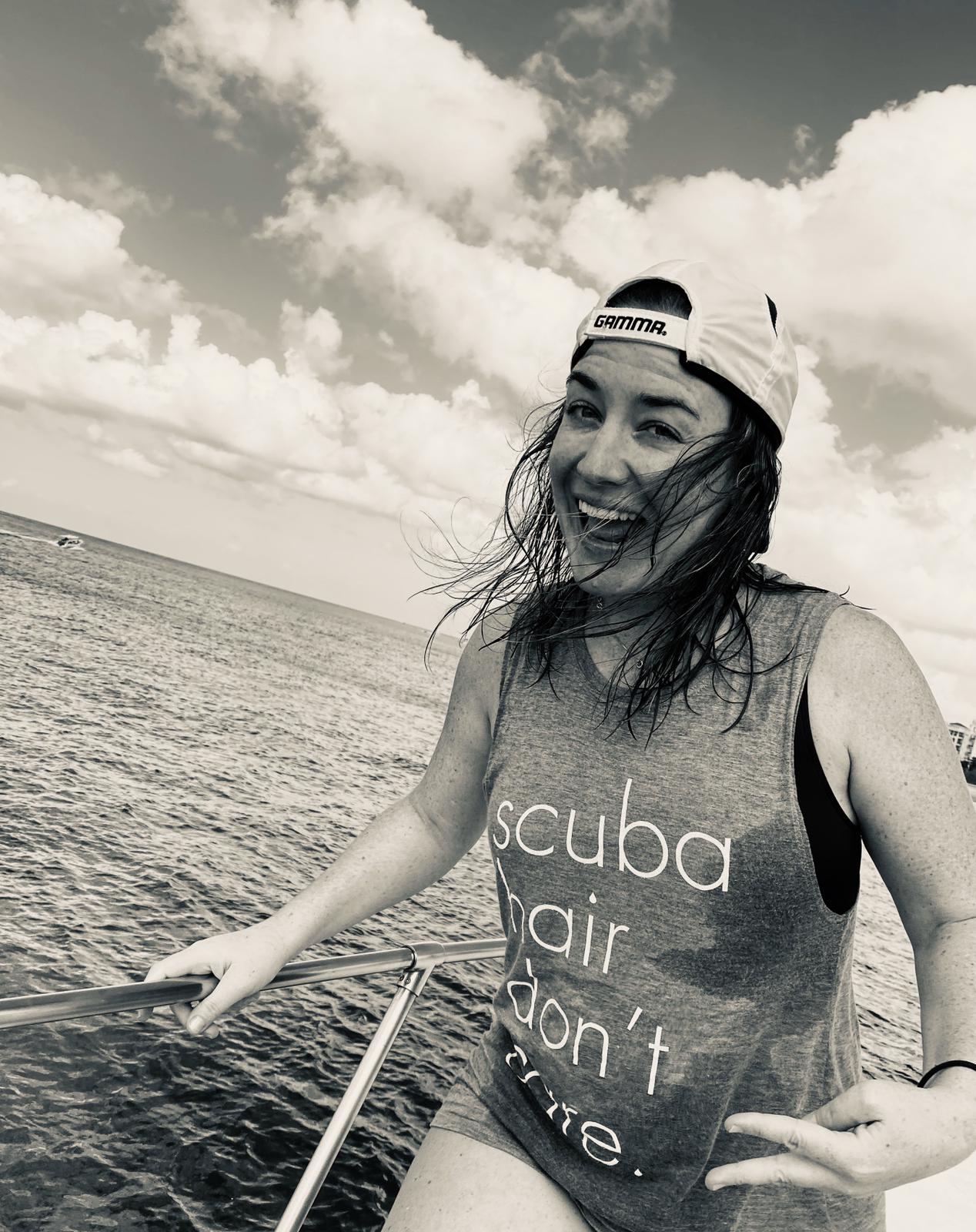 scuba dive hair liveaboard