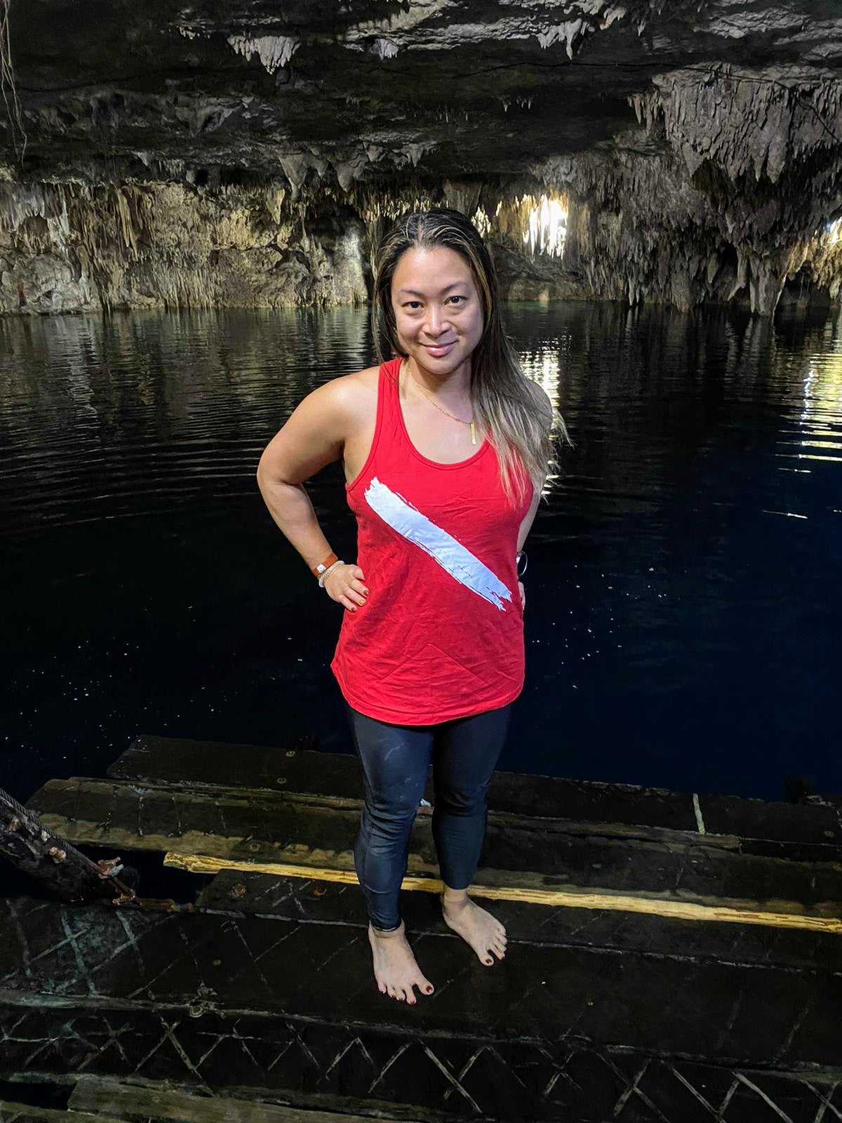 women's cave diving shirt