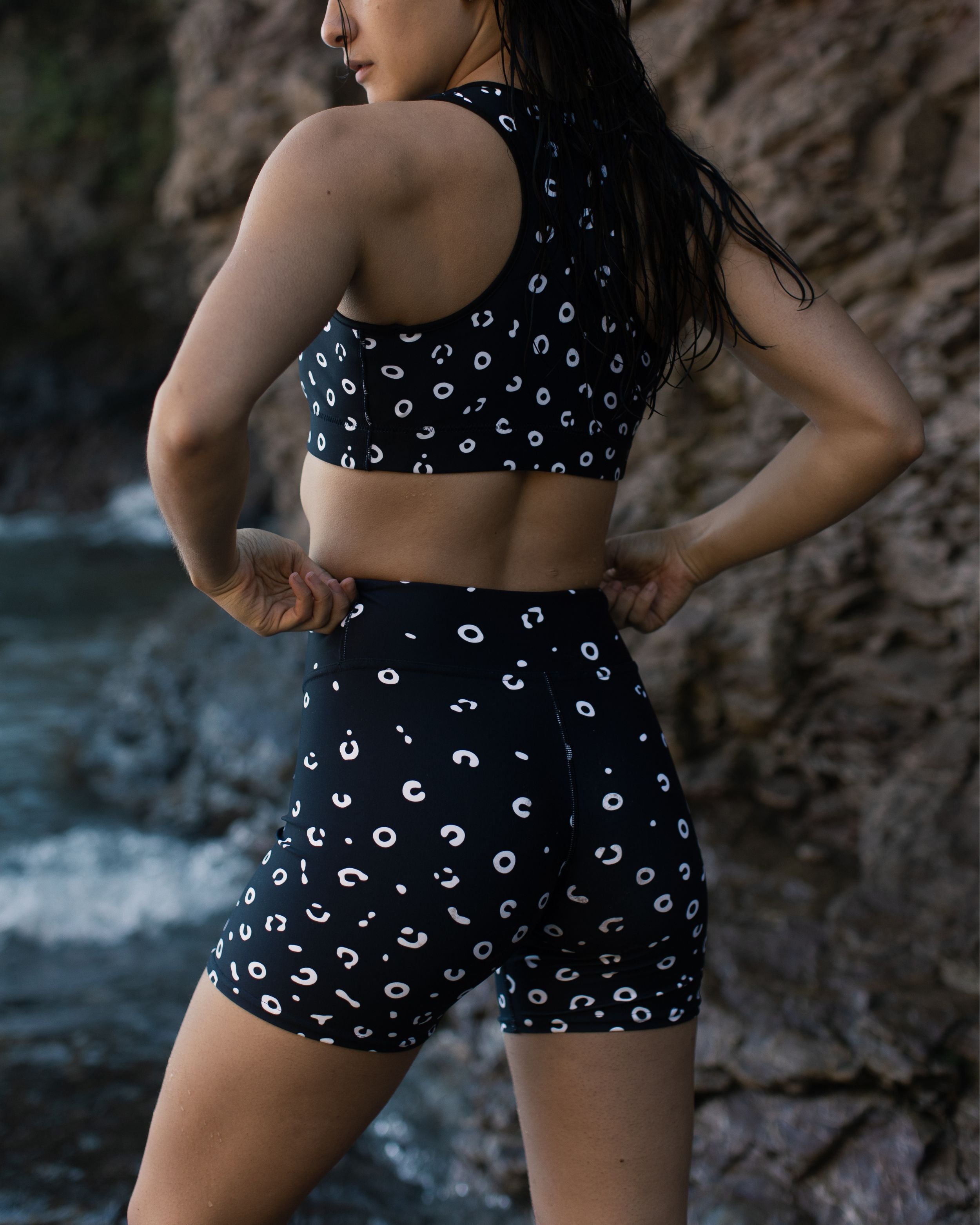 Hi-Rise Shorts | Spotted Eagle Ray