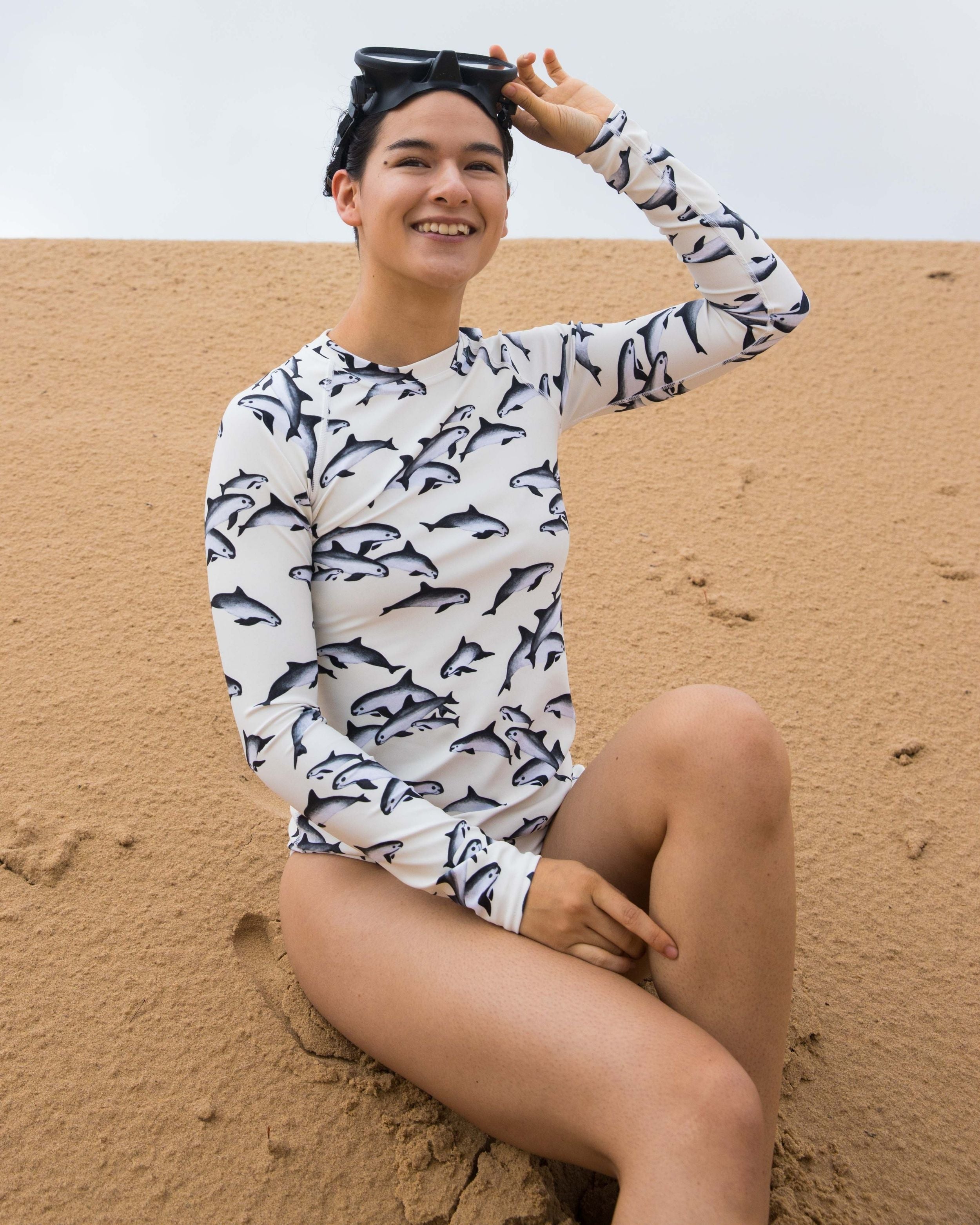 save the vaquita rash guard shirt sea shepherd