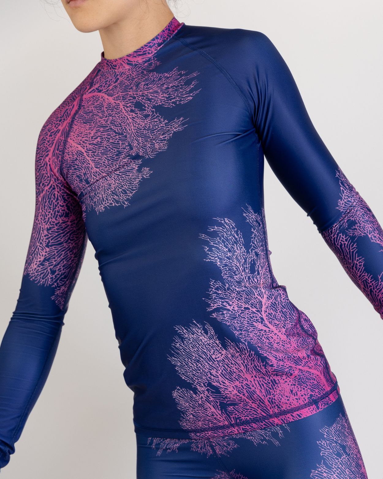 coral sea fan dive skin rash guard
