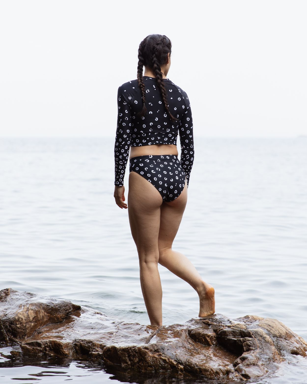spotted eagle ray bikini bottom