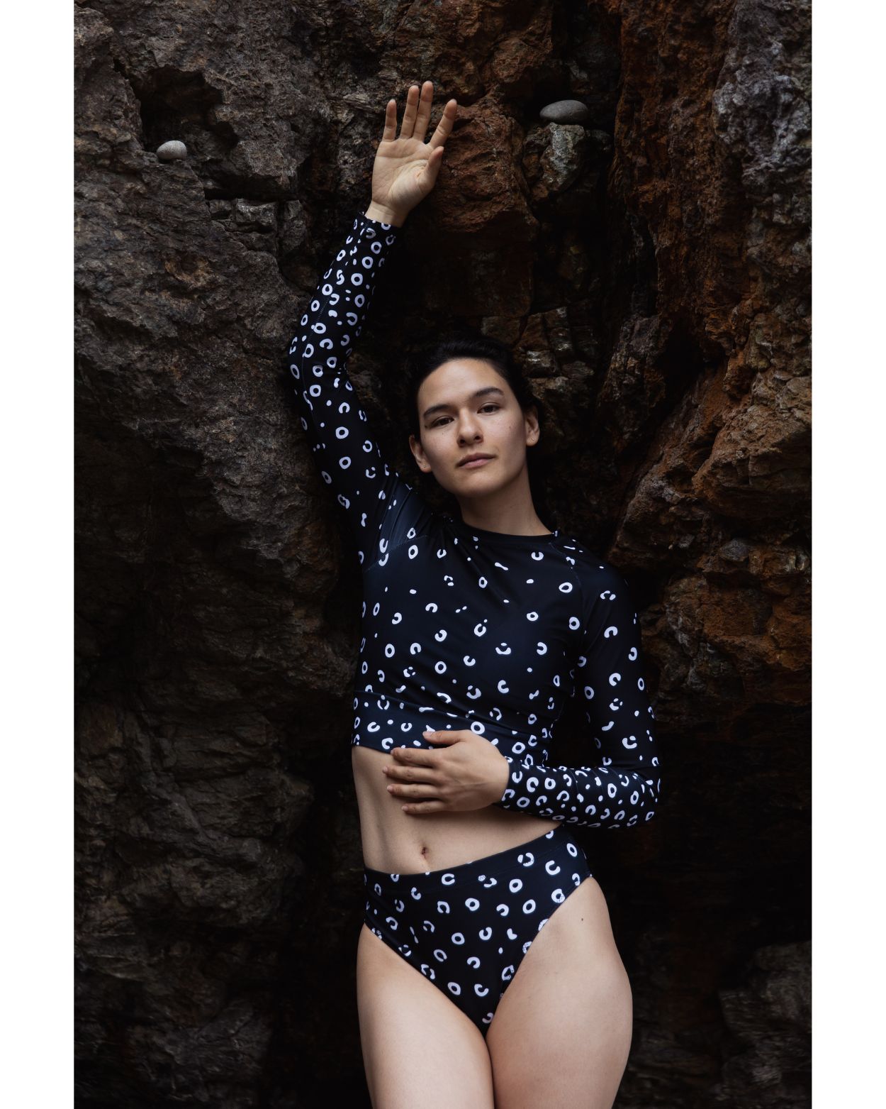 spotted eagle ray bikini bottom