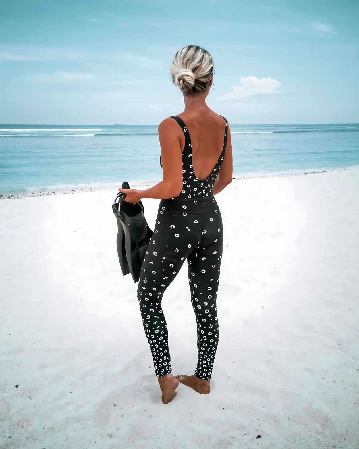 spotted eagle ray leggings