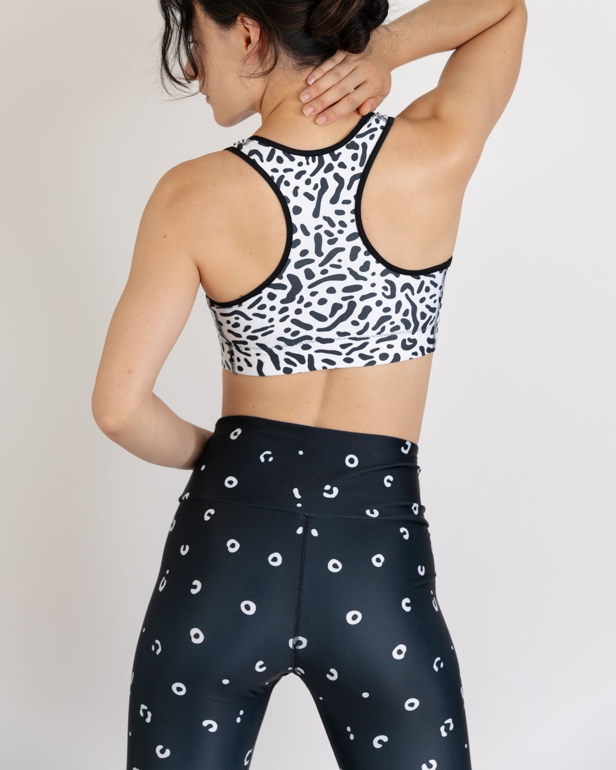 spotted eagle ray bikini top